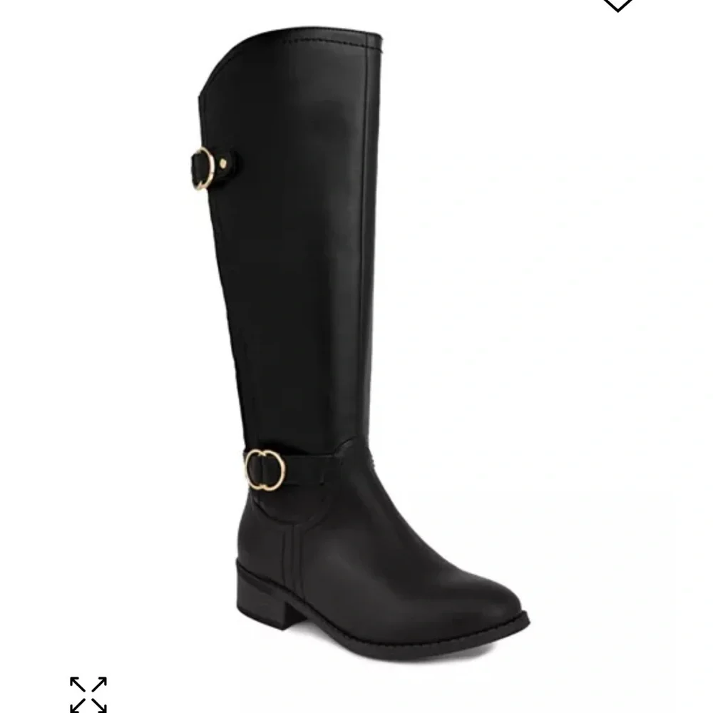 Jones New York Leandraa Black Knee High Boots 5.5M NIB